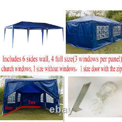 3x3 3x4 3x6m Garden Marquee Gazebo Waterproof Heavy Duty Party Tent Sides