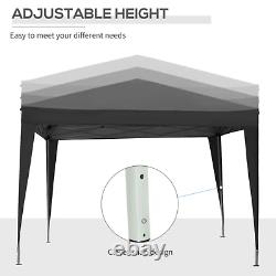 3x3 m Pop Up Garden Gazebo with Sides Party Tent Canopy Marquee Hot Tub Roof Bag