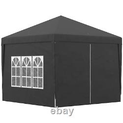 3x3 m Pop Up Garden Gazebo with Sides Party Tent Canopy Marquee Hot Tub Roof Bag