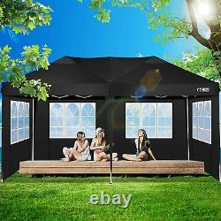 3x3M/6M Gazebo Pop-up Waterproof Canopy Outdoor Garden PartyMarketstall with Sides