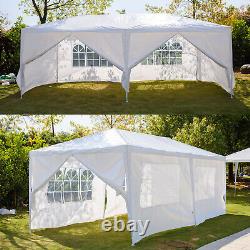 3x3m 3x6m Gazebo with Side Panels Waterproof Party Event Tent Marquee Canopy BBQ