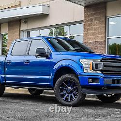 6W ALUMINUM Side Step Bar Running Boards for 15-20 Ford F150-350 Super Crew Cab