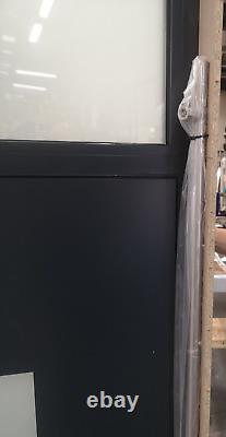 Aluminium Entrance Door With Side Light, Matt 7016 Anthracite, Ready Now