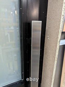 Aluminium Entrance Door With Side Light, Matt Black, Ready Now, One Only, £2,600