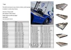 Aluminium Landrover Toolbox 4x4 Side Pod Wheel Arch Truck Storage Powder Coated