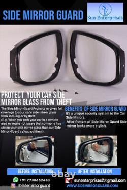 Anti-theft Side View Mirror Guards Fit GMC Sierra 3500 & 3500 Classic 2001-2007