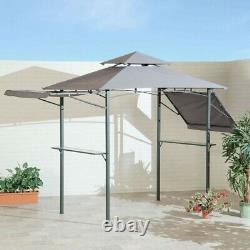 BBQ Gazebo With Eaves and Side Table