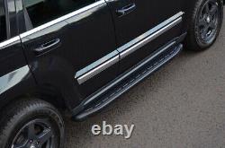 Black Aluminium Side Steps Bars Running Boards To Fit Hyundai ix35 (2010+)