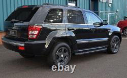 Black Aluminium Side Steps Bars Running Boards To Fit Jeep Grand Cherokee 05-11