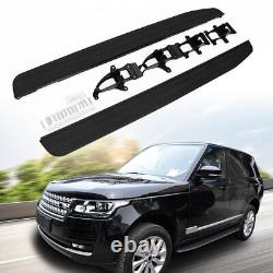 Black Aluminium Side Steps Running Boards For Range Rover Sport Vogue L405 L494