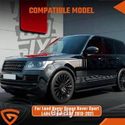 Black Aluminium Side Steps Running Boards For Range Rover Sport Vogue L405 L494