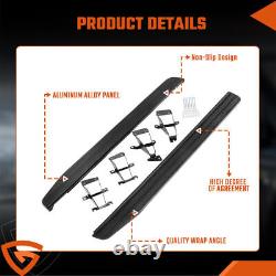 Black Aluminium Side Steps Running Boards For Range Rover Sport Vogue L405 L494