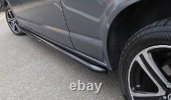 Black Powder Coated OE Style SUS201 S/Steel Side Bars for Volkswagen T5 LWB