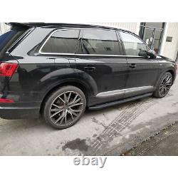 Black Raptor Side Steps Running Boards for Audi Q7 2005-2015