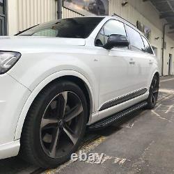 Black Raptor Side Steps Running Boards for Audi Q7 2016-2019