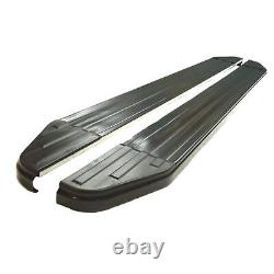 Black Raptor Side Steps Running Boards for Isuzu D-Max Double Cab 2021+