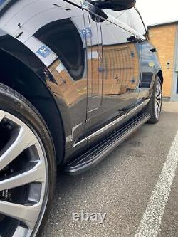 Black Raptor Side Steps Running Boards for Range Rover Vogue 2022+ (L460)