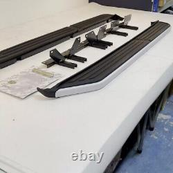 Black Running Board Side Steps Rails For Land Rover Discovery 3 4 L319 04-16