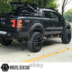 Black S30 Side Steps for Volkswagen Amarok 2023+ Running Boards (Heavy Duty)