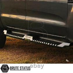 Black S32 Side Steps for Mitsubishi L200 Series 6 2019+ Running Board