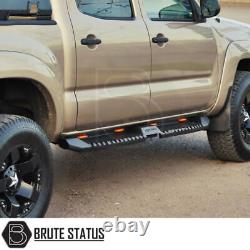 Black S32 Side Steps with LEDs for Ford Ranger 2023+ Running Boards T9