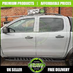 Black Side Steps Bars Running Boards TO FIT Ford Ranger T6 T7 T8 2012-2022