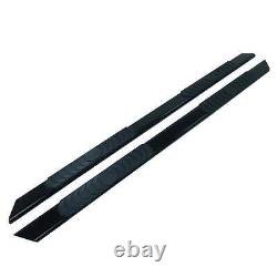 Black Sonar Side Steps Running Boards for Isuzu D-Max Double Cab 2012-2020