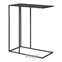 Blomus side table FERA black table steel powder coated black 50 x 25 cm