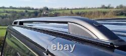 C-Channel Awning Rail 2.8m Length LWB VW T5/T6 Campervan with Roof Bars Black