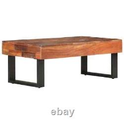 Coffee Table 110cm Solid Reclaimed Wood Living Room Tea Side End Stand vidaXL
