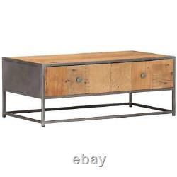 Coffee Table 90cm Solid Reclaimed Wood Side End Couch Desks Living Room vidaXL
