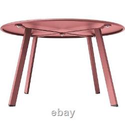 Cubilan Large Side Table 15.7 for Balcony Steel Frame Powder Coated Steel top