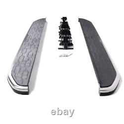 FOR LAND ROVER DISCOVERY SPORT SIDE STEPS RUNNING BOARDS BLACK/SILVER (OE Style)