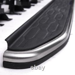 FOR LAND ROVER DISCOVERY SPORT SIDE STEPS RUNNING BOARDS BLACK/SILVER (OE Style)