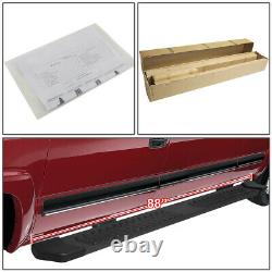 Fit 15-20 Ford F150/Super Duty Crew Cab Pair 6 Running Board Side Step Nerf Bar