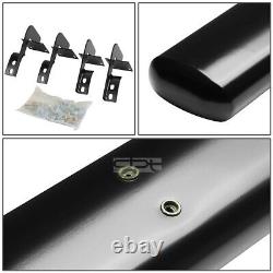 Fit 99-16 Ford Superduty Crew Cab 5 Black Oval Side Step Nerf Bar Running Board