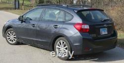 Fits 2015 Subaru Impreza 5 DR, Side Roof Rails, Rack, Black Powder Coated, SSD