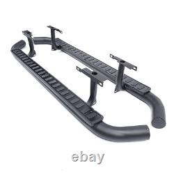 Fits Land Rover Defender 110 Side Steps Tubular All Black Fire&ice Style Running