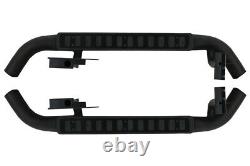Fits Land Rover Defender 90 Side Steps Running Boards All Black Fire & Ice Style
