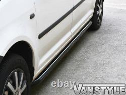 Fits Vw Caddy Maxi 04-10 10-15 Lwb Black Side Bars Sportline Style Quality