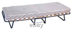 Folding bed folding bed/mattress guest bed + mattress Made in Italy 15 slat