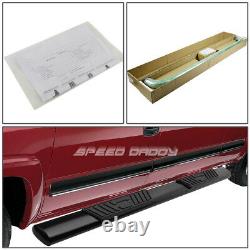 For 04-08 Ford F150 Ext/super Cab 5 Black Oval Side Step Nerf Bar Running Board