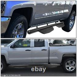 For 07-20 Tundra Double/crew Cab 3matte Black Side Step Bar Nerf Running Board
