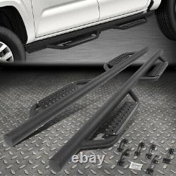 For 2005-2021 Tacoma Double Cab Round Bar Side Step Nerf Bar Running Boards