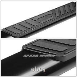 For 99-14 Silverado/sierra Ext Cab 5black Oval Side Step Nerf Bar Running Board