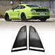 For Ford Mustang 15-22 Carbon Rear Side Quarter Window Louvers Scoops Vent Cover