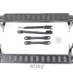 For Land Rover Defender 90 All Black Side Steps Running Boards 1989-03 Uk Stock