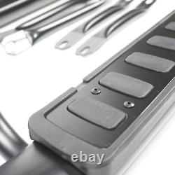 For Land Rover Defender 90 All Black Side Steps Running Boards 1989-03 Uk Stock