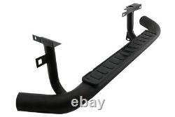 For Land Rover Defender 90 Side Steps Running Boards All Black Fire & Ice Style