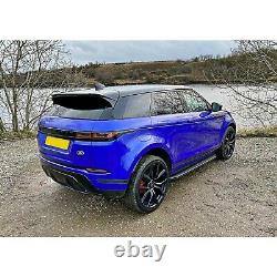 For Range Rover Evoque 2018 On Oe Style Running Boards Side Steps Pair In Black
